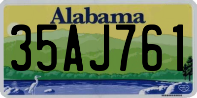 AL license plate 35AJ761