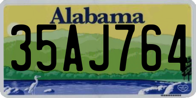 AL license plate 35AJ764