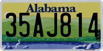 AL license plate 35AJ814