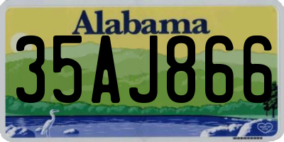AL license plate 35AJ866
