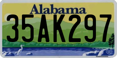 AL license plate 35AK297