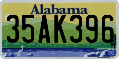 AL license plate 35AK396