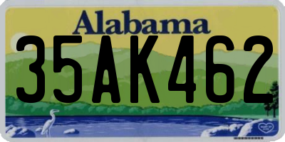 AL license plate 35AK462