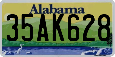AL license plate 35AK628