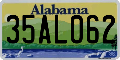 AL license plate 35AL062