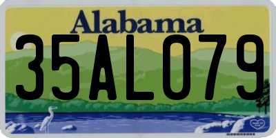 AL license plate 35AL079