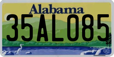 AL license plate 35AL085