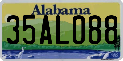 AL license plate 35AL088