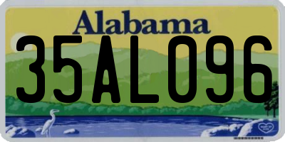 AL license plate 35AL096