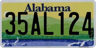 AL license plate 35AL124