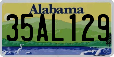 AL license plate 35AL129