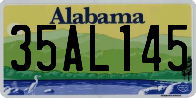 AL license plate 35AL145