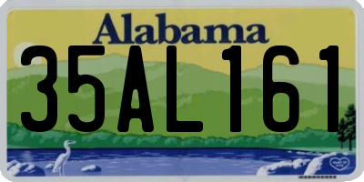 AL license plate 35AL161