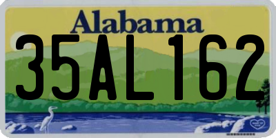 AL license plate 35AL162