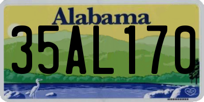 AL license plate 35AL170