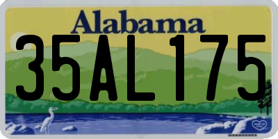 AL license plate 35AL175