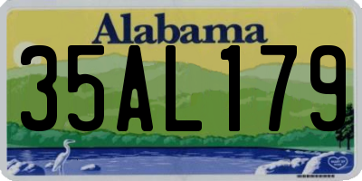 AL license plate 35AL179