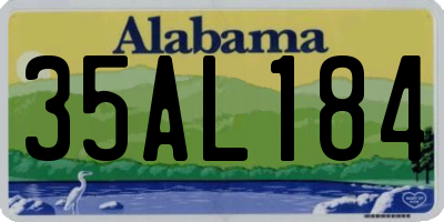 AL license plate 35AL184