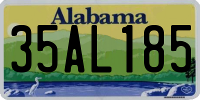 AL license plate 35AL185