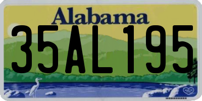 AL license plate 35AL195
