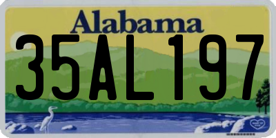 AL license plate 35AL197
