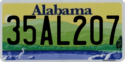 AL license plate 35AL207