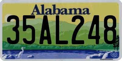 AL license plate 35AL248