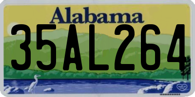 AL license plate 35AL264