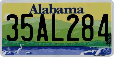 AL license plate 35AL284