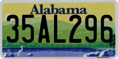AL license plate 35AL296