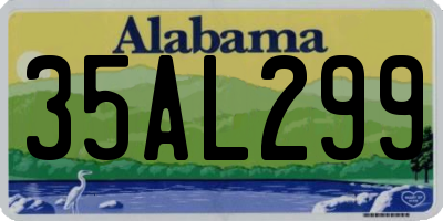 AL license plate 35AL299