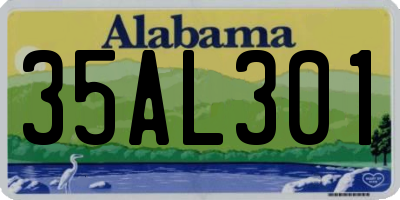 AL license plate 35AL301