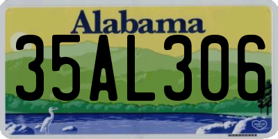 AL license plate 35AL306