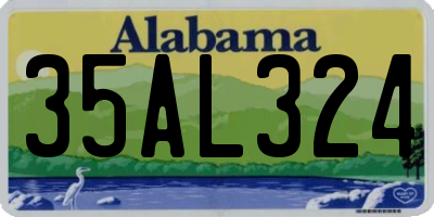 AL license plate 35AL324