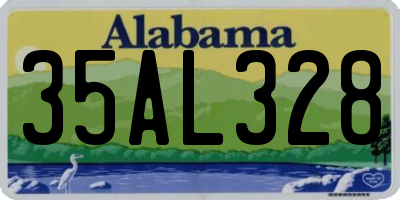 AL license plate 35AL328