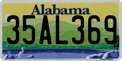 AL license plate 35AL369