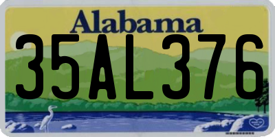 AL license plate 35AL376