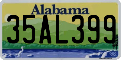 AL license plate 35AL399