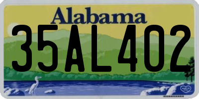 AL license plate 35AL402