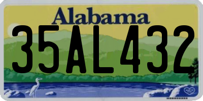 AL license plate 35AL432