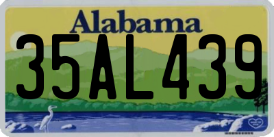 AL license plate 35AL439