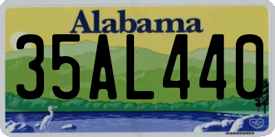 AL license plate 35AL440