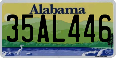 AL license plate 35AL446