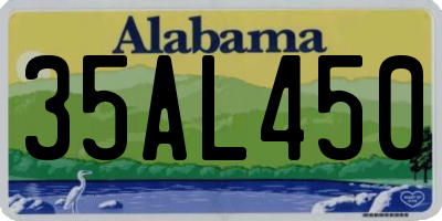 AL license plate 35AL450