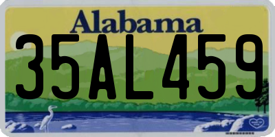 AL license plate 35AL459