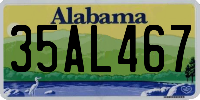 AL license plate 35AL467