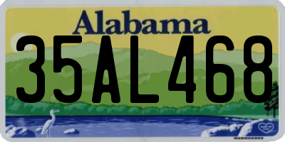 AL license plate 35AL468