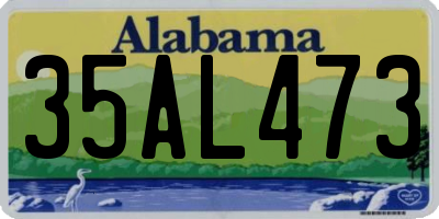 AL license plate 35AL473
