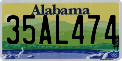 AL license plate 35AL474
