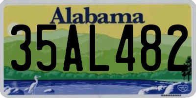 AL license plate 35AL482